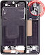 Mid-frame Housing Samsung Galaxy S23 5g Us & International Version Phantom Black