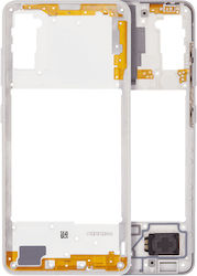 Mid-frame Housing Samsung Galaxy A41 A415 2020 Aftermarket Plus Prism Crush Silver