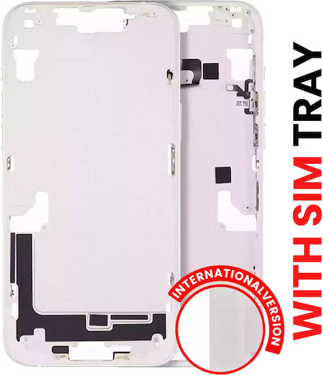 Mid-frame Housing W Small Parts Iphone 14 Plus Eu Global Version Aftermarket Plus Starlight