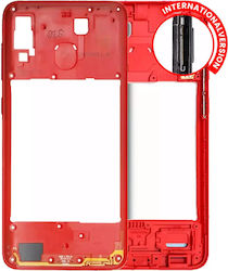 Mid-frame Housing Samsung Galaxy A20 A205 2019 International Version Red Mid-frame Housing Samsung Galaxy A20 A205 2019 International Version Red
