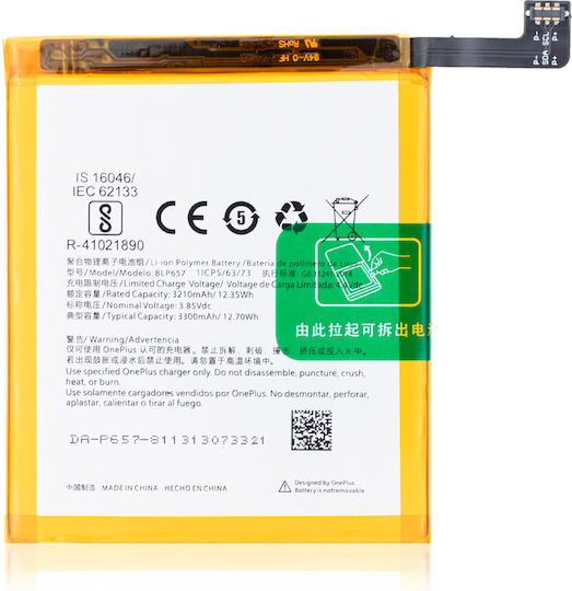 Replacement Battery Oneplus 6 A6000 A6003 Blp657