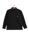 Long Sleeve Cotton Shirt Black