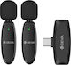 Devia Lite1 Set Microphone with USB Type-C Lapel Clip On for Mobile