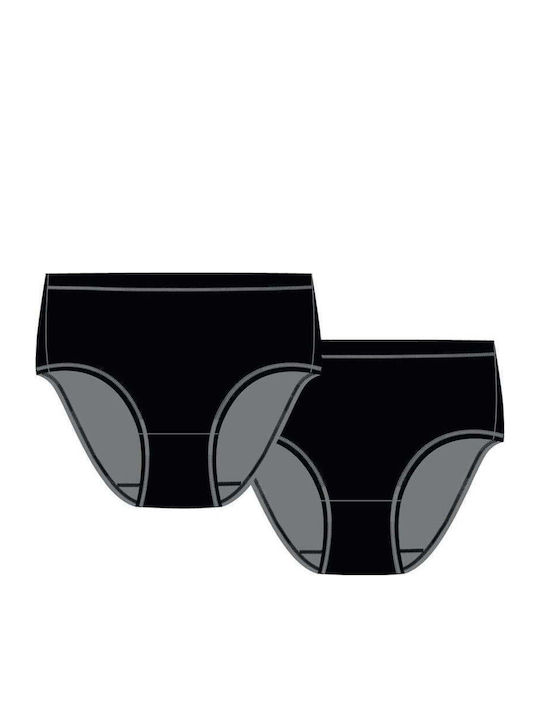 Walk Γυναικεία Slip 2Pack Μαύρα
