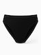 Slip Bumbac Pentru Femei Cu Dantelă Negru