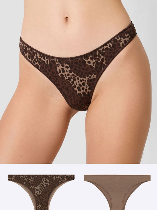 Minerva Invisible Brazil pentru femei 2Pack Făr...