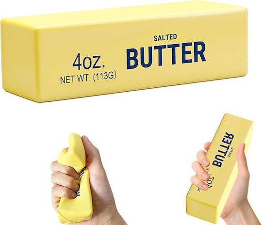 Играчка Squishy Butter Пяна Жълта