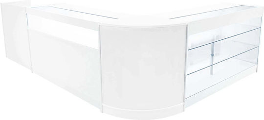 Polaris Led Shop Counter Set K1500 B1500 Tb60 & Cm60 White
