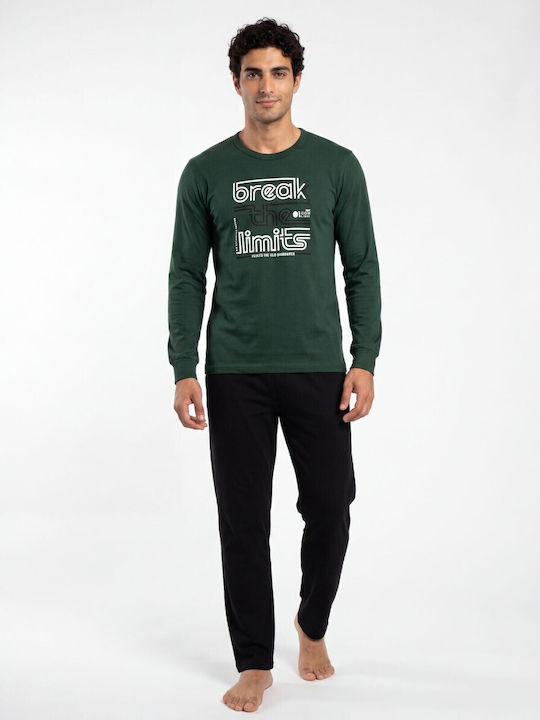 Nina Club Winter Men's Pyjamas Green