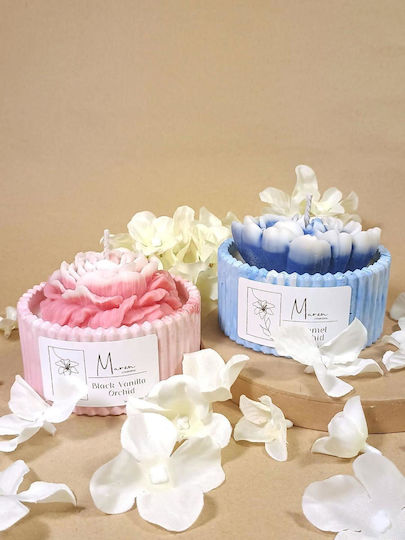 Maran Creations Petite Custom Bundle 2 Αρωματικά Κεριά Τσιμέντου 2*70gr Ροζ & Μπλε