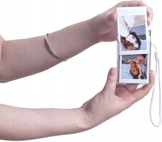 Case Box + Photo Frame Fuji Instax Mini Xiaomi Hp Kodak Zink Transparent Frame Glitter Flowers