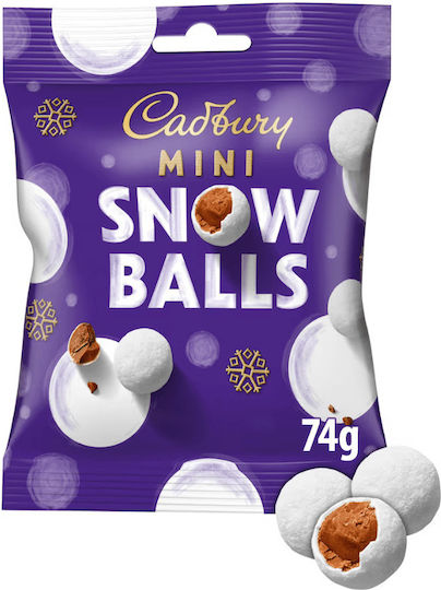 Cadbury Mini Snowballs 74gr Vorsicht Schmilzt Vorzugsweise Vor 31 03 26