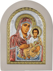 Saint Icon Panagia of Jerusalem 15x21 White Saint Icon Panagia of Jerusalem 15x21 White