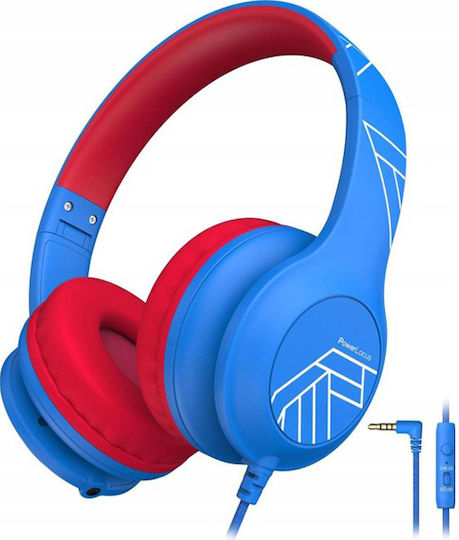 PowerLocus PLED Жични Детски On Ear Слушалки Сини
