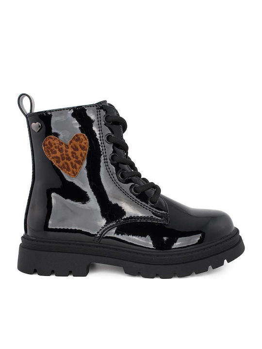 Kinderstiefel mit Reissverschluss Schwarz