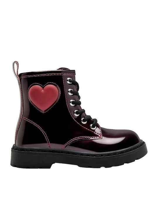 Conguitos Kinderstiefel aus Lackleder mit Schnü...