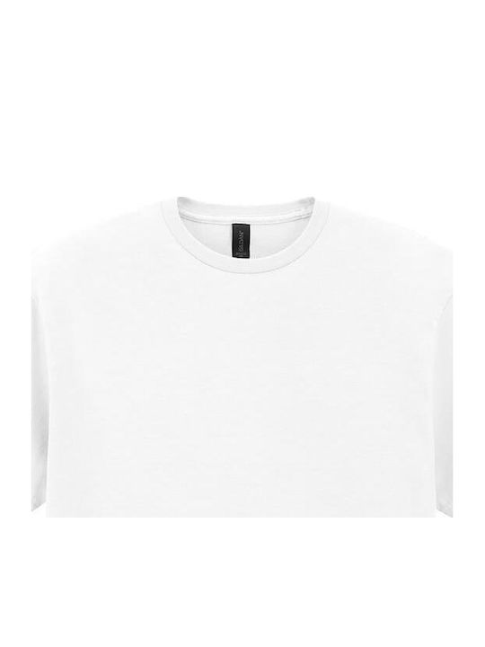 Gildan Softstyle Мъжка Рекламна Тениска White