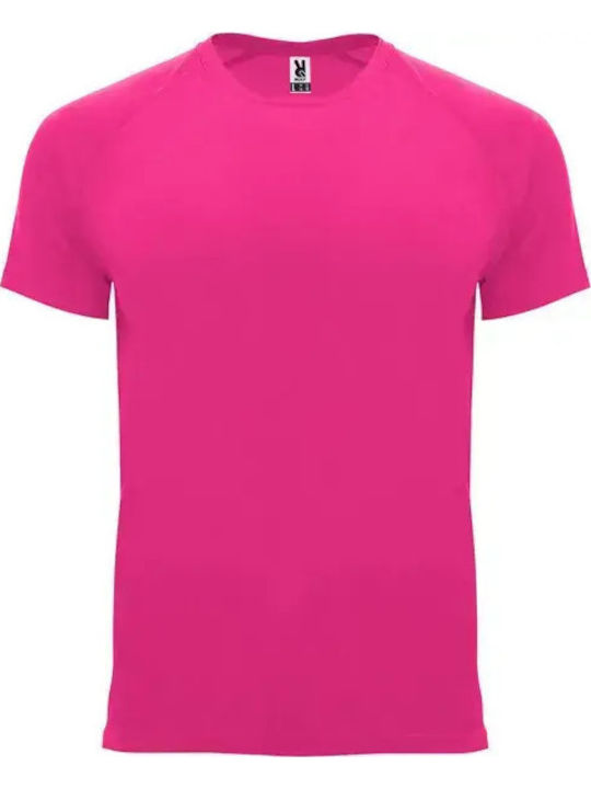 Roly Men's Promotional T-Shirt Fluor Pink