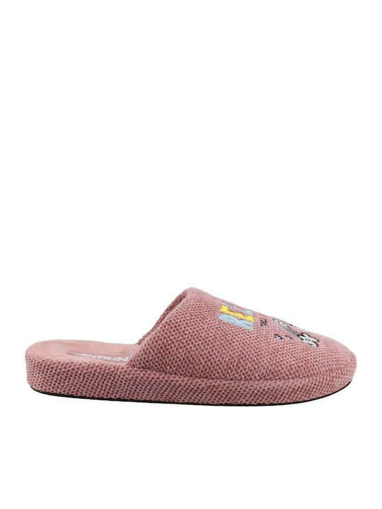Antrin Antrin Damen Hausschuhe Rosa Relax-205