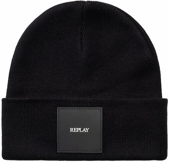 Men's Knitted Beanie in Black Colour