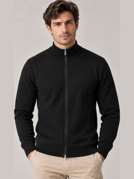 Men's Knitted Cardigan Black