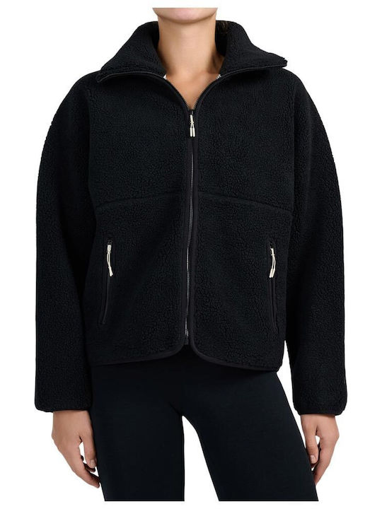 Cardigan bărbătesc Fleece Negru