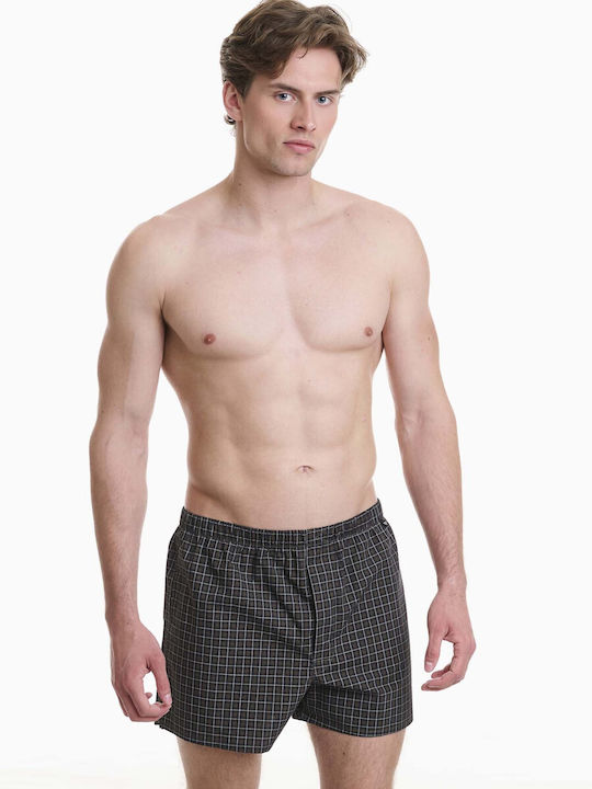 Walk Herren Boxershorts Schwarz Geprüft