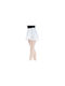 Plié Ballet Skirt Croise Kids White
