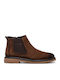 Brown Leather Chelsea Boots