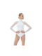 Basilica Weißes Bodysuit