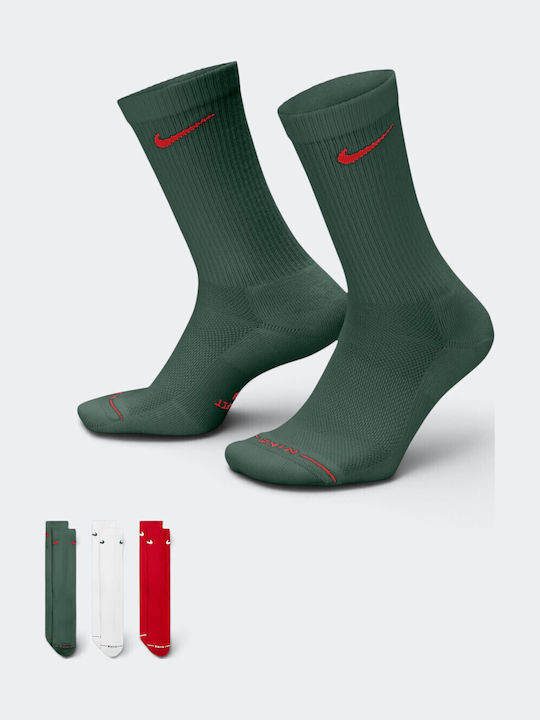 Nike Everyday Спортни Чорапи Бели 1 Чифт