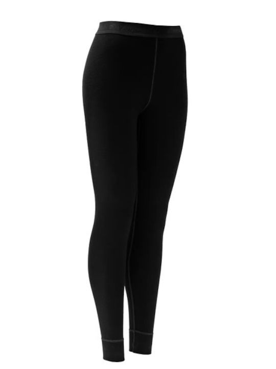 Women's Thermal Underwear Devold Expedition Merino 235 Longs Black Black Go 155 110a