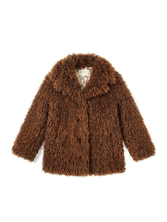 Short Women's Brown Fur