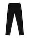 Kinderleggings Lang Schwarz