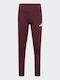 Kinderleggings Sport Lang Burgundisch Essentials 3-Stripes