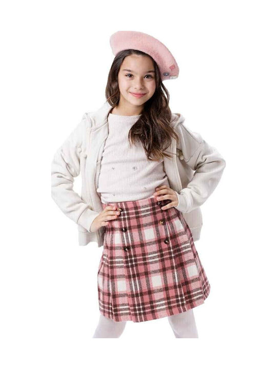 Energiers Kids Skirt Checked Pink