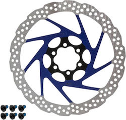 Дискова Спирачка Ewheel 6 Болта 180мм Синя