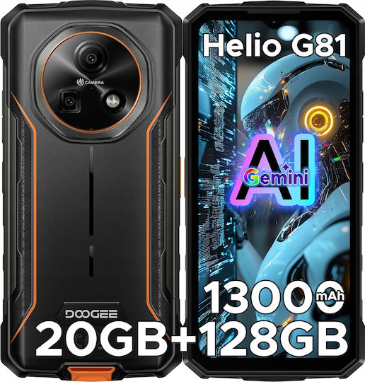 Fire 5 Pro Dual-SIM (4/128 GB) Robustes Smartphone Orange