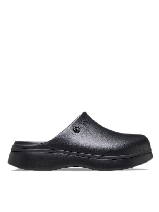 Crocs Dylan Γυναικεία Σαμπό Μαύρα