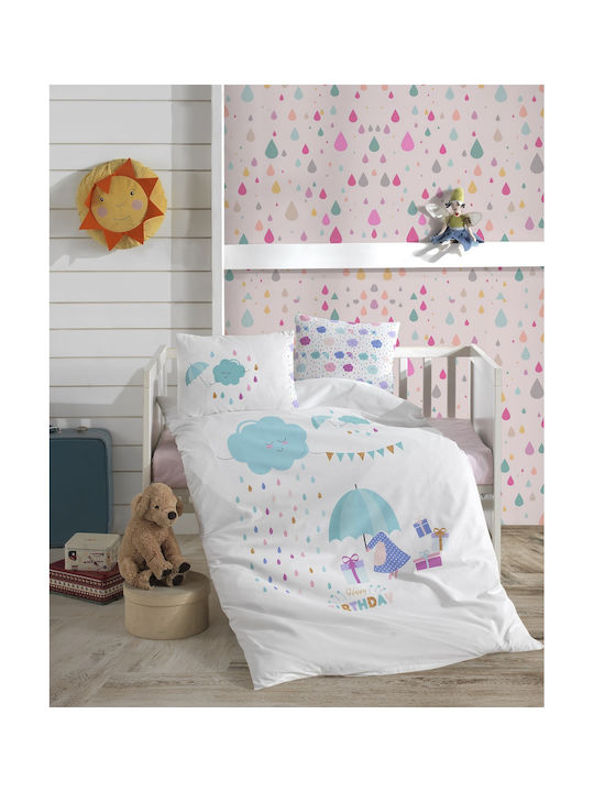 Rythmos Set Baby Crib Sheets Cotton Happy Birth...