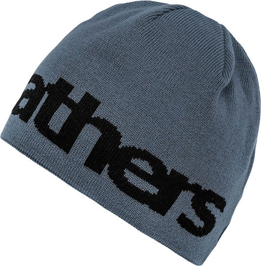 Beanie Men's Knitted Beanie in Blue Color