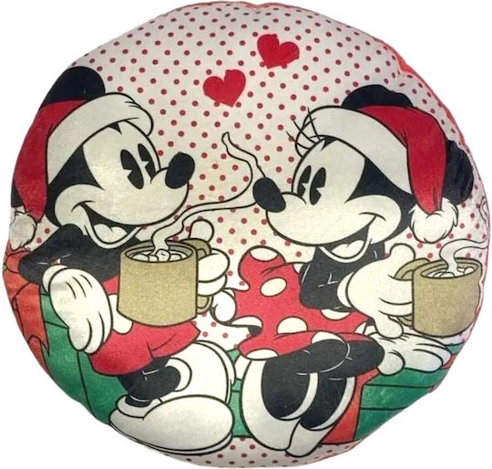 Aymax Детски Декоративен Калъф За Възглавница Mickey And Minnie Червен 40x40см