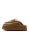 Women's Brown Slippers