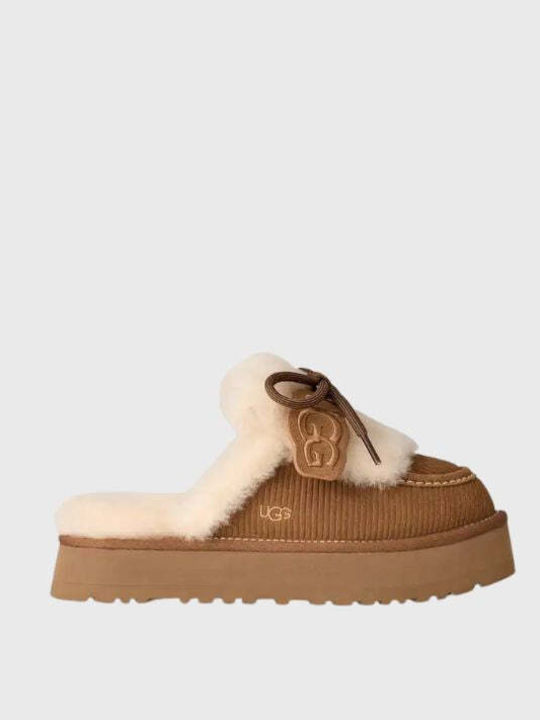 UGG UGG Damen Hausschuhe Braun