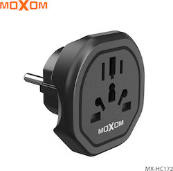 Moxom Socket Adapter from UK to Greece Moxom Socket Adapter from UK to Greece