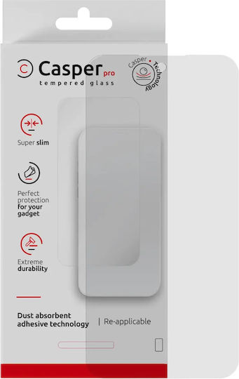 Casper Pro Gehärtetes Glas Samsung Galaxy S23 FE Case Friendly Einzelhandelspackung