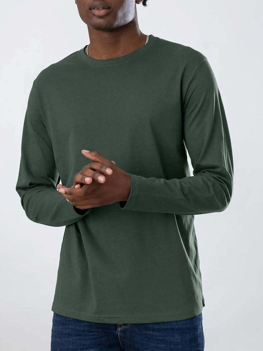 Ansin Long Sleeve Green Blouse
