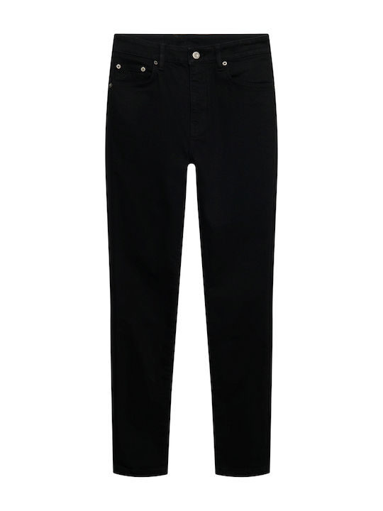 Hochgebirge Damen Jeans Hosen in Skinny Passform Schwarz