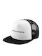 Panolethria Kappen Erwachsene Soft LKW-Fahrer Netz Schwarz Weiß Polyester Erwachsene Unisex One Size