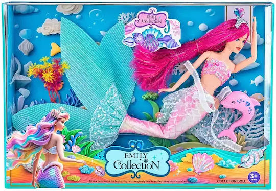 Gounaridis Toys Emily Meerjungfrau Puppe für 3+ Jahre 40cm
